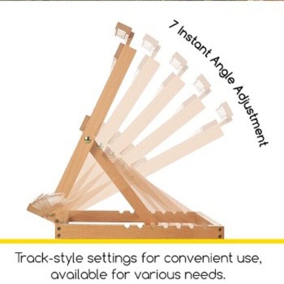 EASEL * HEAVY DUTY TABLETOP EASEL H-FRAME WOOD *NEW! - Picture 5 of 7